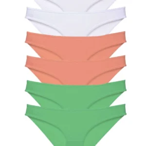 6 adet Süper Eko Set Likralı Kadın Slip Külot 550