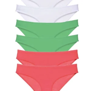 6 adet Süper Eko Set Likralı Kadın Slip Külot 552