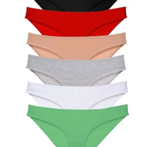 6 adet Süper Eko Set Likralı Kadın Slip Külot Renk 2