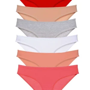 6 adet Süper Eko Set Likralı Kadın Slip Külot Renk 5