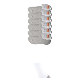 Gri Erkek Babet Çorap 6 çift