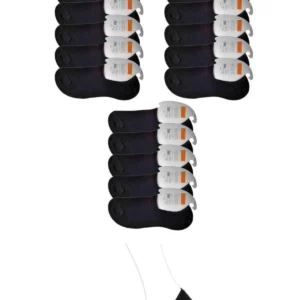 Siyah Erkek Babet Çorap 15 çift