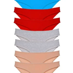 8 adet Süper Eko Set Likralı Kadın Slip Külot 534