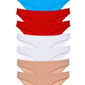 8 adet Süper Eko Set Likralı Kadın Slip Külot 529