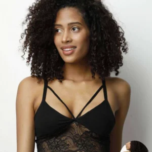 Kota 4 Adet Siyah Dantelli Büstiyer 6342