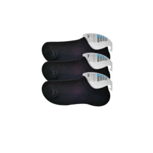 Siyah Erkek Görünmez Çorap 3 çift