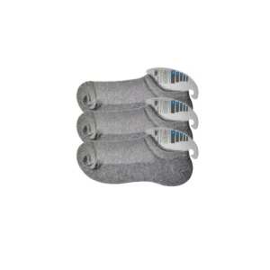 Gri Erkek Görünmez Çorap 3 çift