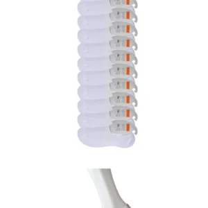 Beyaz Erkek Babet Çorap 12 çift