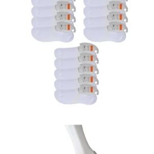 Beyaz Erkek Babet Çorap 15 çift