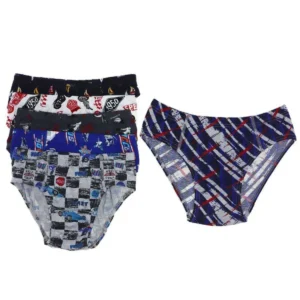 6 adet Desenli Erkek Çocuk Slip 504