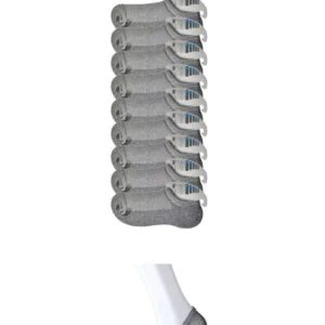 Gri Erkek Görünmez Çorap 9 çift