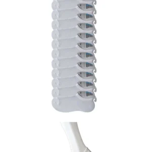 Beyaz Erkek Görünmez Çorap 12 çift