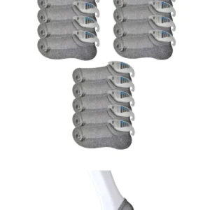 Gri Erkek Görünmez Çorap 15 çift