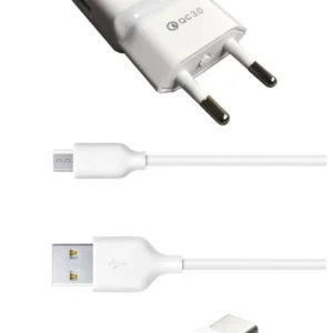 Android Mikro Uçlu Hızlı Şarj Aleti 3.1A 1 Metre Kablolu Hızlı Şarj Cihazı ve Type-C Dönüştürücü