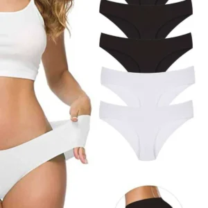 5 Adet Kadın Dikişsiz Lazer Kesim Esnek İz yapmayan Külot S1