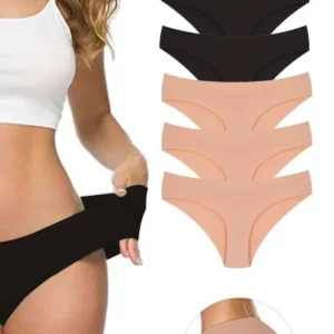6 Adet Kadın Dikişsiz Lazer Kesim Esnek İz yapmayan Külot S2