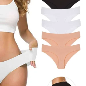 6 Adet Kadın Dikişsiz Lazer Kesim Esnek İz yapmayan Külot S4
