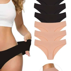 7 Adet Kadın Dikişsiz Lazer Kesim Esnek İz yapmayan Külot S2