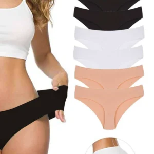 7 Adet Kadın Dikişsiz Lazer Kesim Esnek İz yapmayan Külot S4