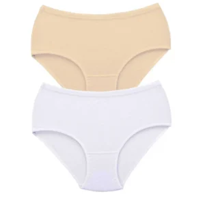 2 Adet Tutku Kadın Yüksek Bel Bato Kalın Lastik Külot S9