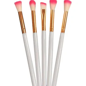 Profesyonel 5'li Makyaj Fırça Seti Beyaz