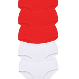 5 Adet Tutku Kadın Yüksek Bel Bato Kalın Lastik Külot S8