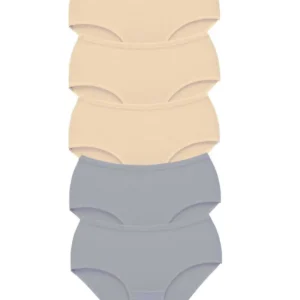 5 Adet Tutku Kadın Yüksek Bel Bato Kalın Lastik Külot S9