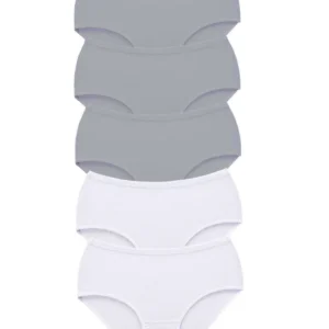 5 Adet Tutku Kadın Yüksek Bel Bato Kalın Lastik Külot S11