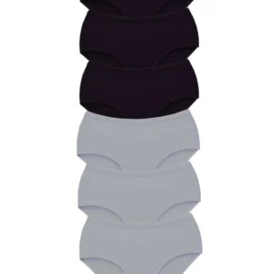 6 Adet Tutku Kadın Yüksek Bel Bato Kalın Lastik Külot S3