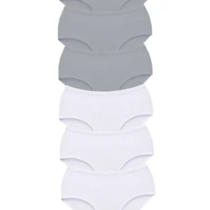 6 Adet Tutku Kadın Yüksek Bel Bato Kalın Lastik Külot S10