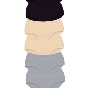 6 Adet Tutku Kadın Yüksek Bel Bato Kalın Lastik Külot S14