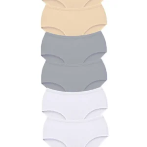 6 Adet Tutku Kadın Yüksek Bel Bato Kalın Lastik Külot S20