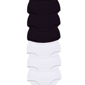 7 Adet Tutku Kadın Yüksek Bel Bato Kalın Lastik Külot S4