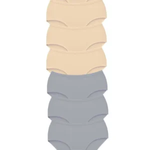 7 Adet Tutku Kadın Yüksek Bel Bato Kalın Lastik Külot S8