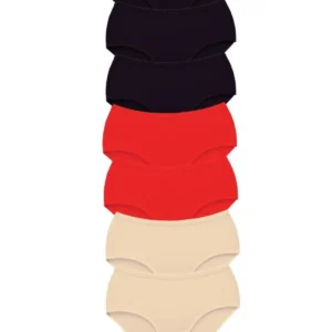 7 Adet Tutku Kadın Yüksek Bel Bato Kalın Lastik Külot S11