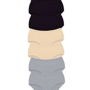 7 Adet Tutku Kadın Yüksek Bel Bato Kalın Lastik Külot S14