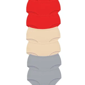 7 Adet Tutku Kadın Yüksek Bel Bato Kalın Lastik Külot S17