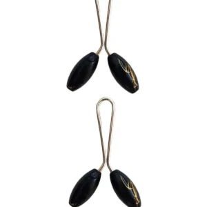 2 Adet Tesettür Eşarp ve Şal Klipsi Siyah