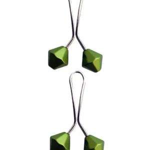 2 Adet Tesettür Eşarp ve Şal Klipsi Yeşil