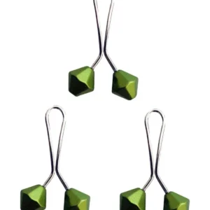 3 Adet Tesettür Eşarp ve Şal Klipsi Yeşil