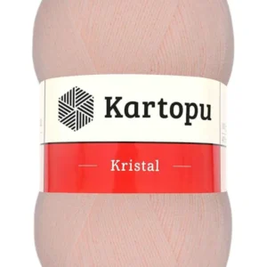 Kristal Çift Katlı El Örgü Lif İpi Somon K223