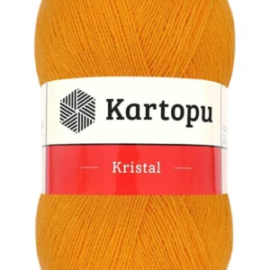 Kristal Çift Katlı El Örgü Lif İpi Portakal K312