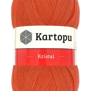 Kristal Çift Katlı El Örgü Lif İpi Narenciye K1212