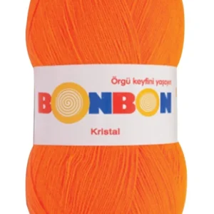 Kristal El Örgü Lif İpi Turuncu 98215