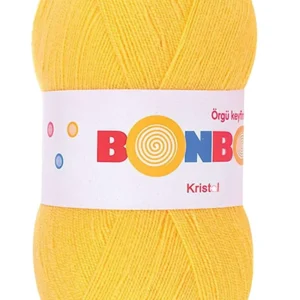 Kristal El Örgü Lif İpi Sarı 98217