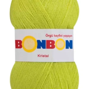 Kristal El Örgü Lif İpi Yeşil 98228