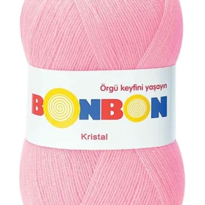 Kristal El Örgü Lif İpi Şeker Pembe 98588