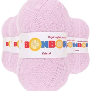 5 Adet Kristal El Örgü Lif İpi Lila 98332