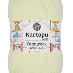 Yumurcak Kadife El Örgü İpi Krem K335