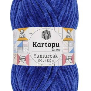 Yumurcak Kadife El Örgü İpi Gece Mavisi K524